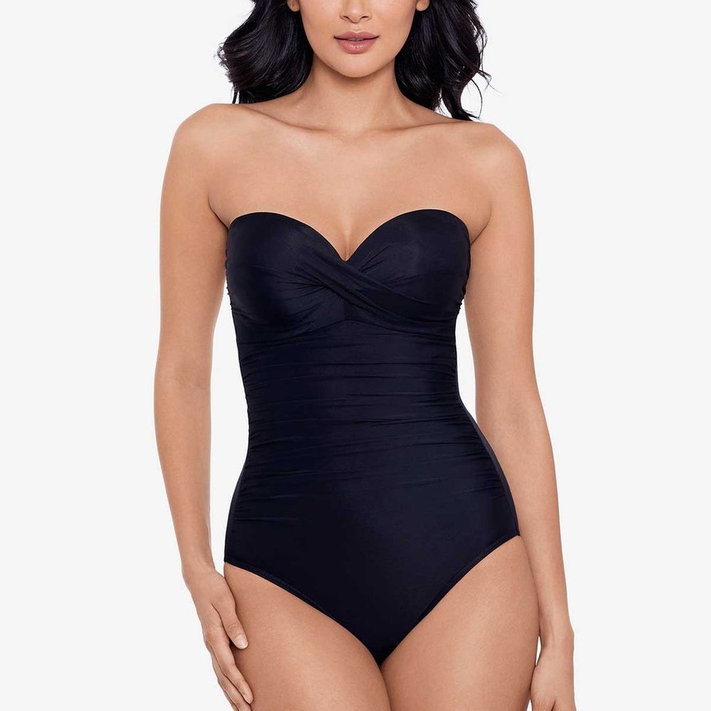Miraclesuit Black Strapless One Piece